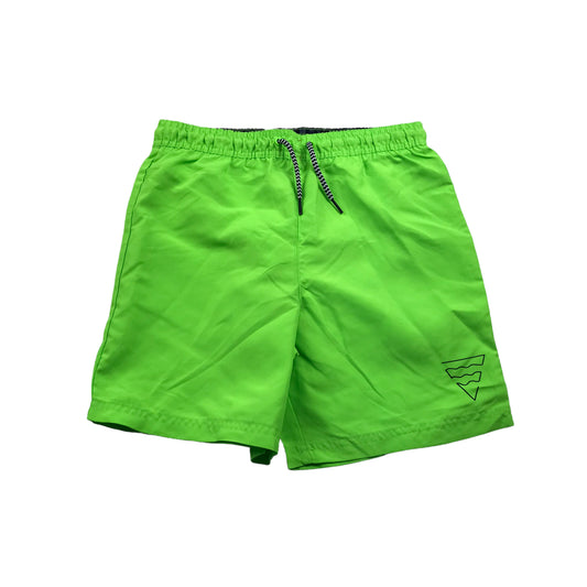 F&F Neon Green Swim Trunks Age 10