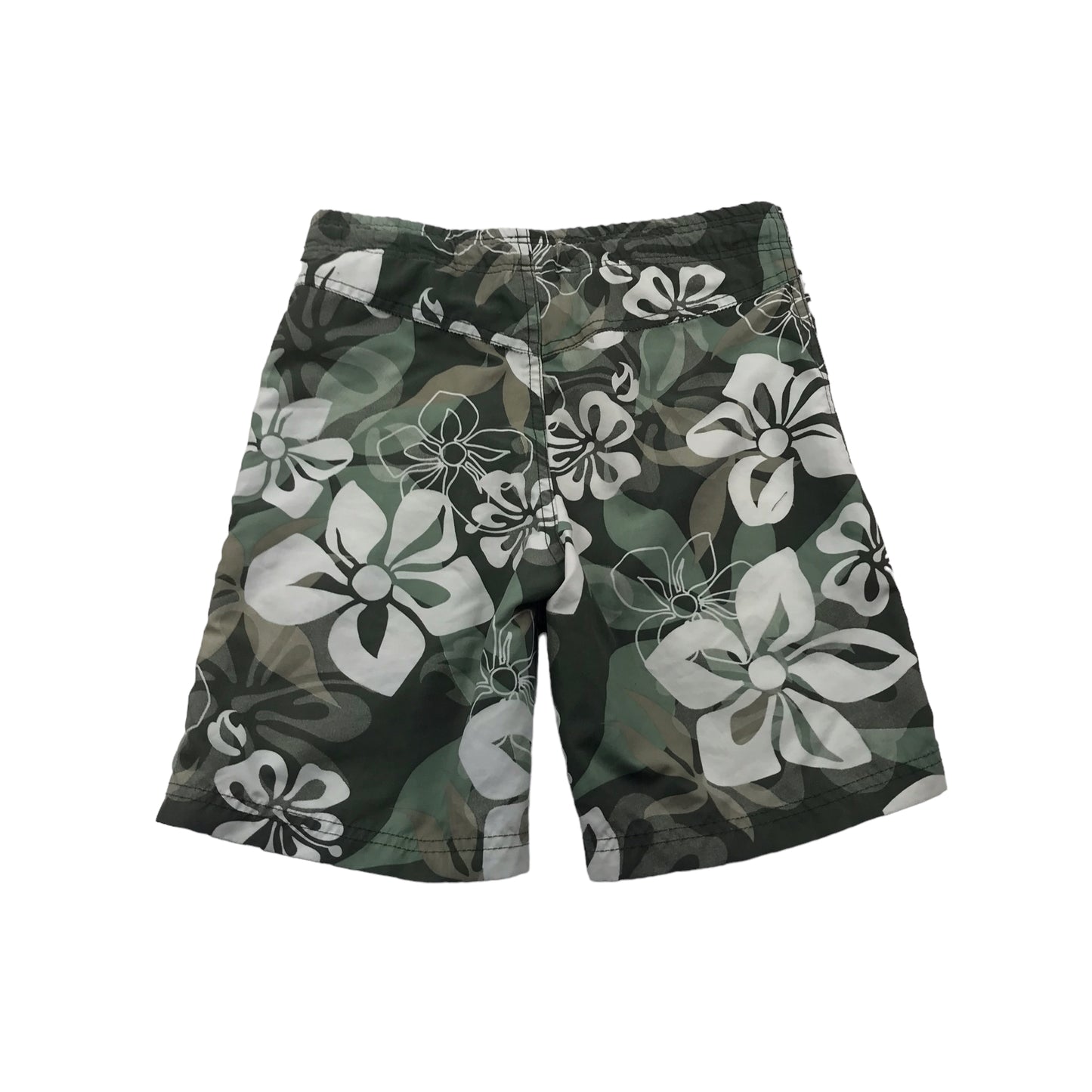 Next Green and White Floral Swim Trunks Age 5