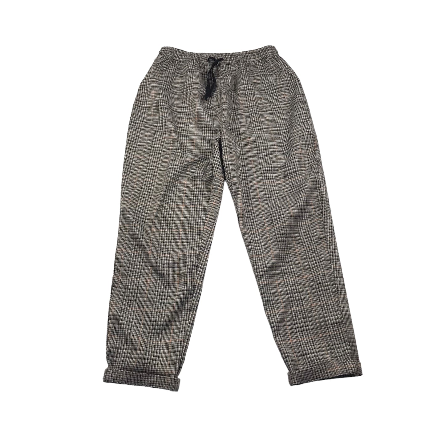 Next Brown Checked Soft Trousers Age 10-11