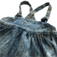 Next Denim Bunny Face Dungaree Dress Age 4