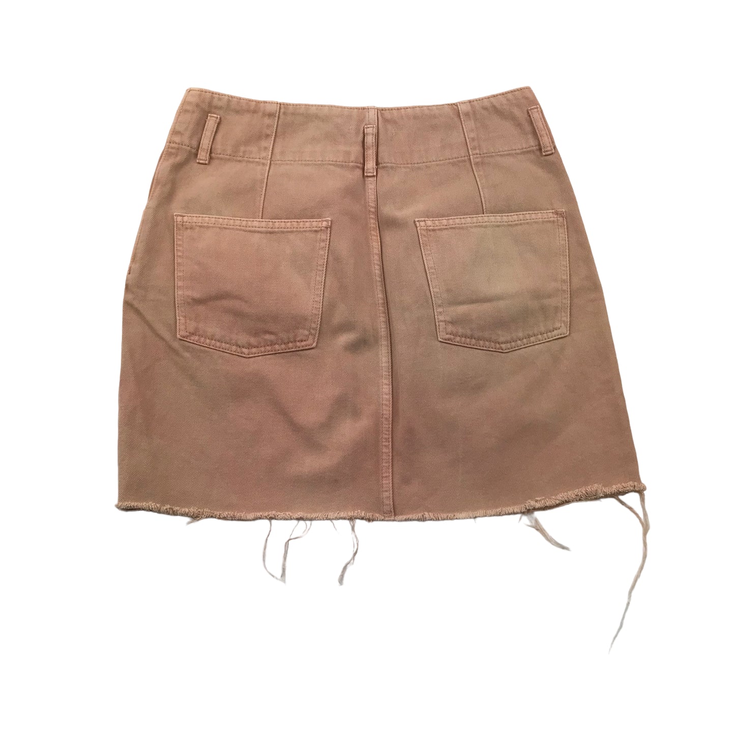 Top Shop Beige Denim Skirt Women Size 12