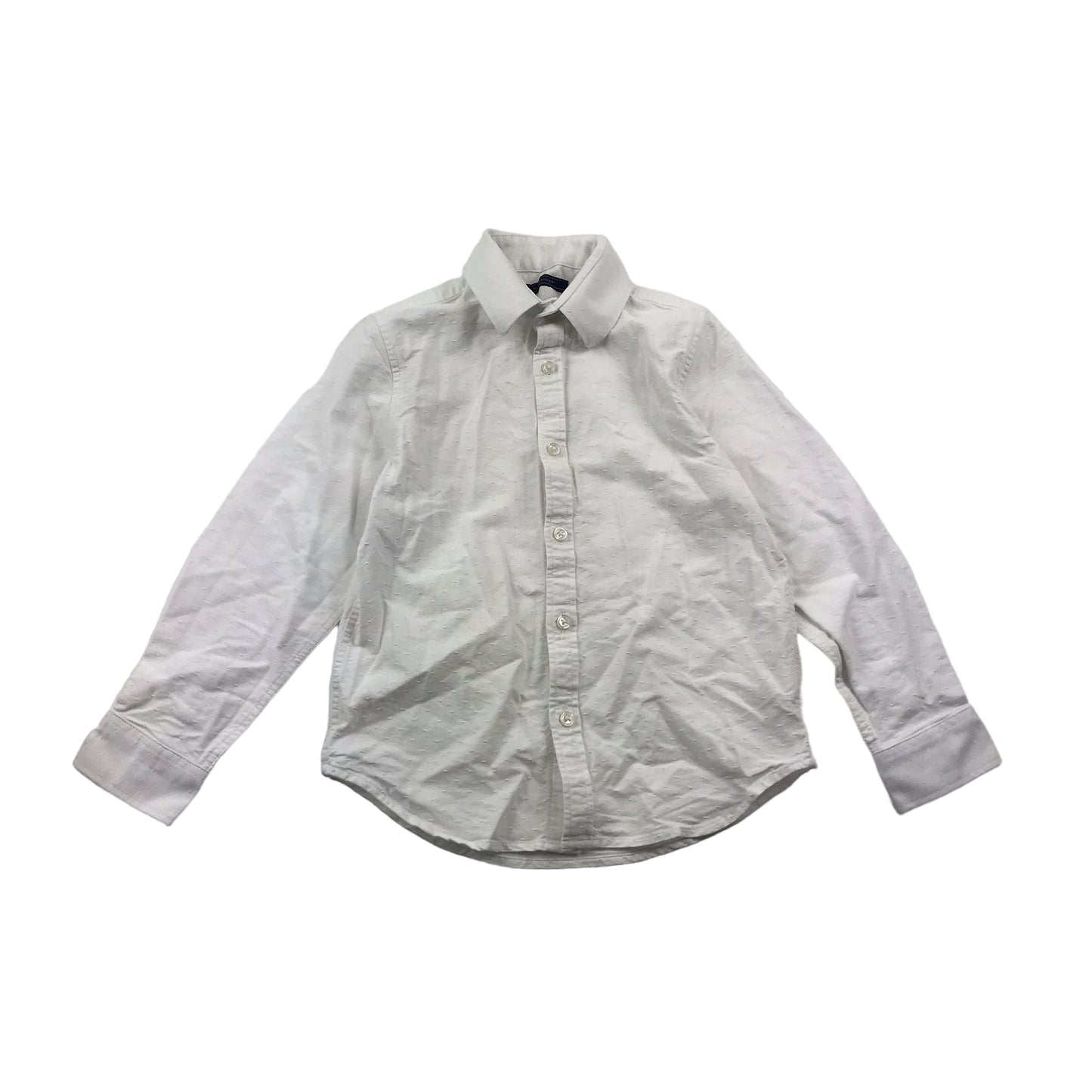 Next White Textured Shirt Age 6