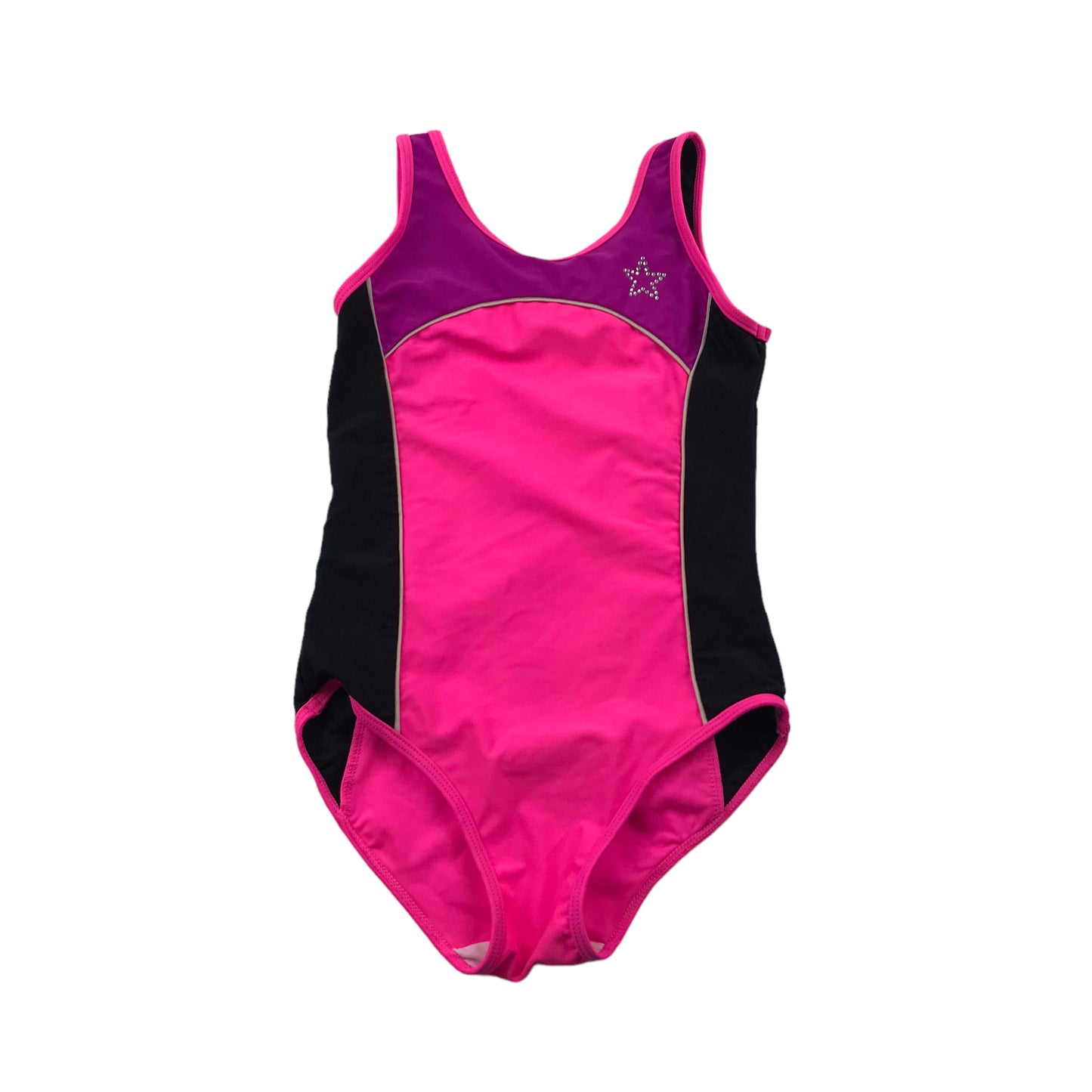 George Pink and Black Swim Costume Age 9