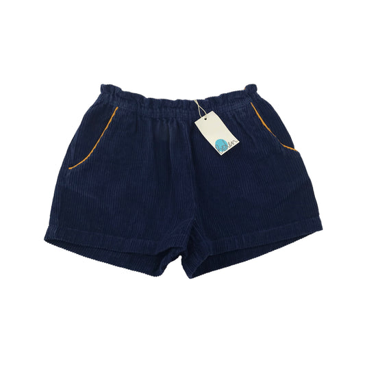 Boden Navy Blue Corduroy Shorts Age 8