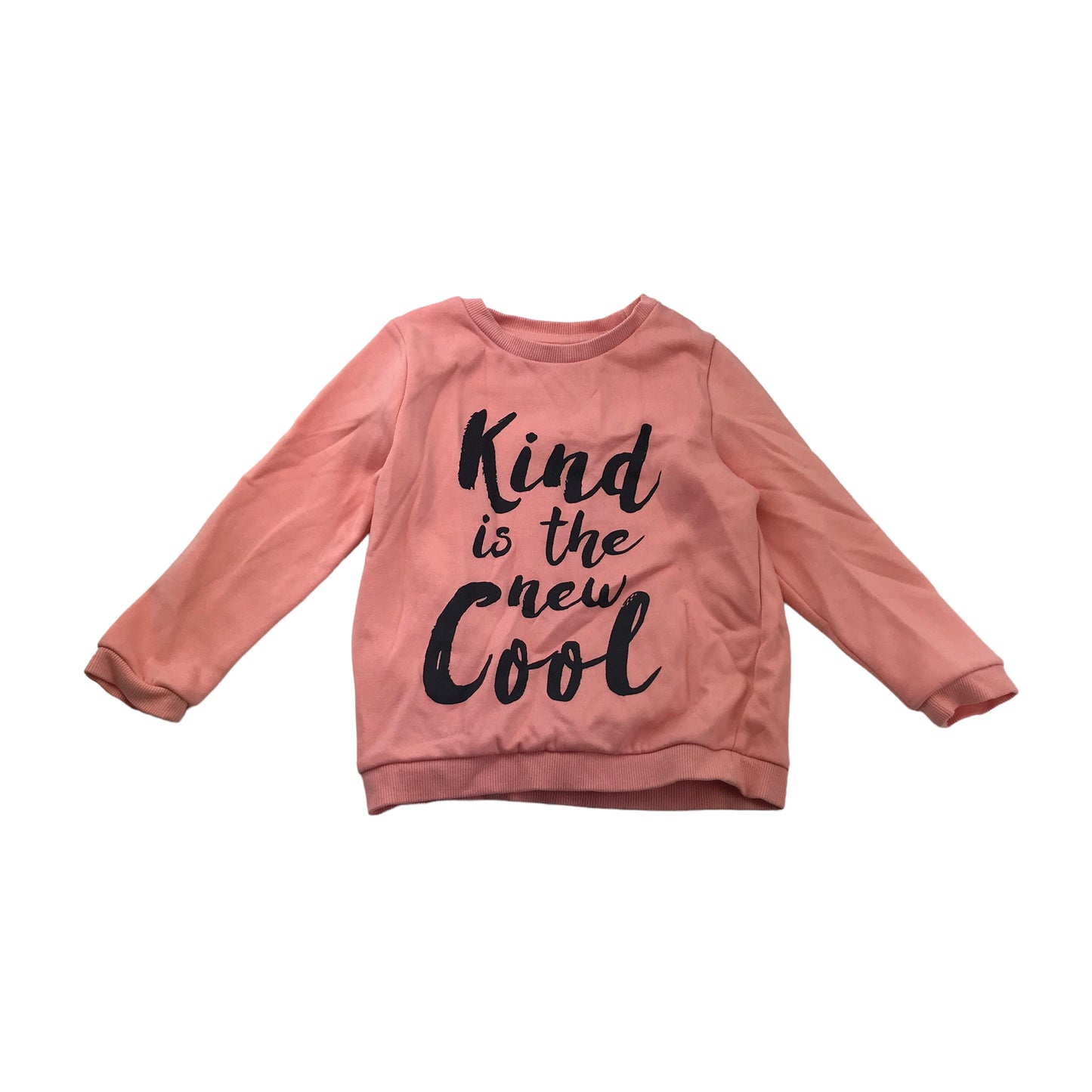 F&F Pink Kind is The New Cool Sweater and Joggers Set Age 4