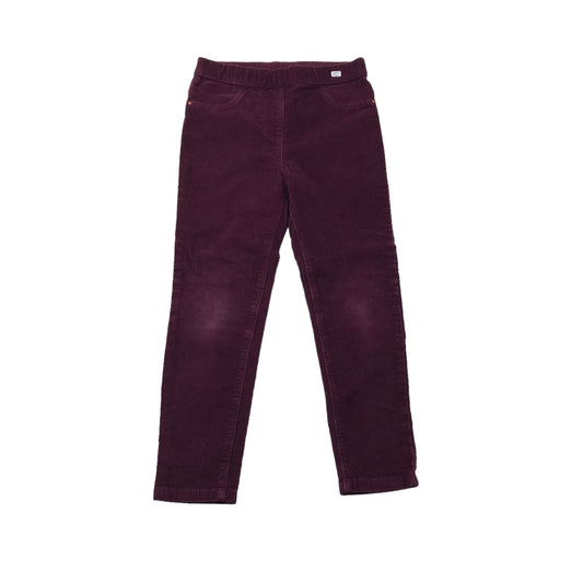 George Burgundy Corduroy Jegging Trouser Age 5