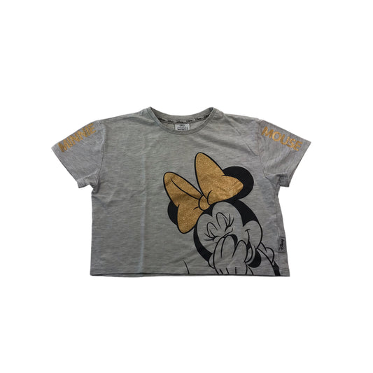 George Minnie Mouse Cropped T-Shirt Age 7