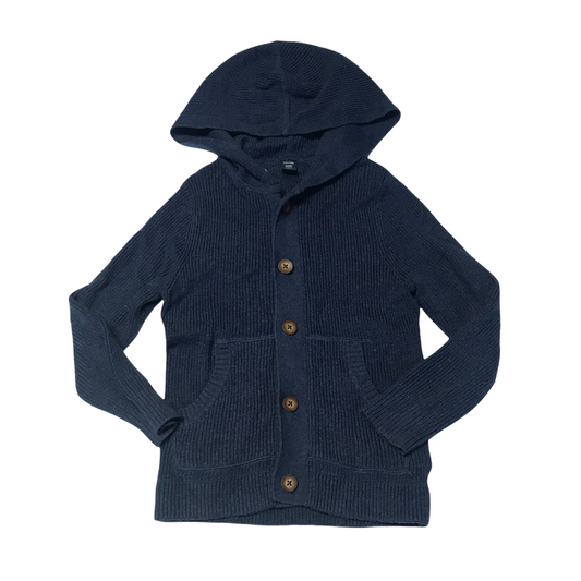 GAP Navy Blue Hooded Knit Cardigan Age 4