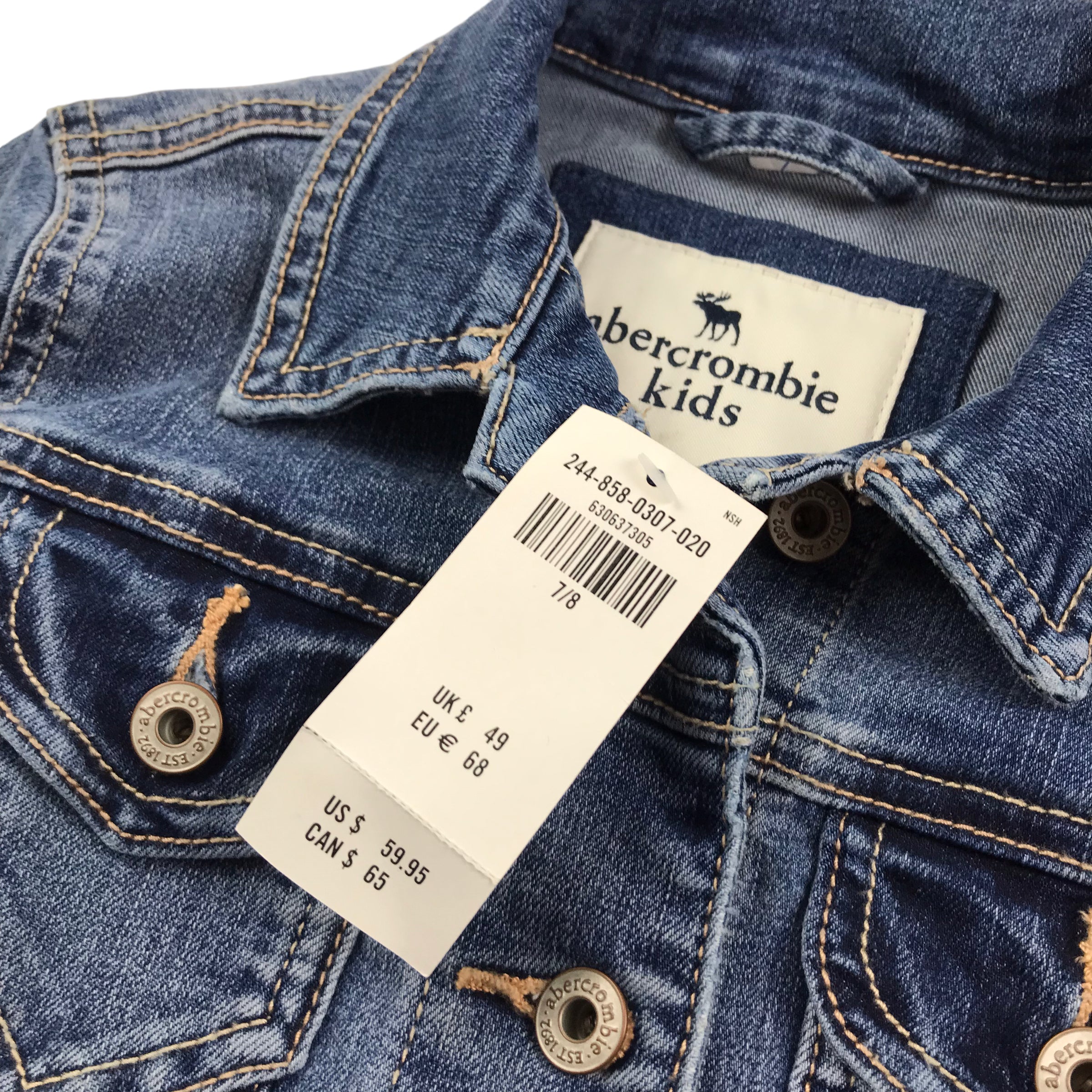 Abercrombie kids outlet denim jacket