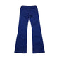H&M Blue Floral Embroidery Denim-Style Trousers Age 9