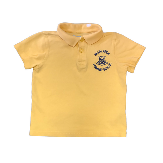 *Shawlands Primary Yellow School Polo Shirt