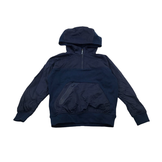 Inditex Navy Blue Pullover Light Jacket Age 7-8