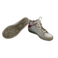 Adidas White and Red High Tops Trainers Size UK 4