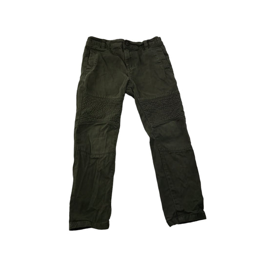 Mini V Khaki Green Skinny Trousers Age 5