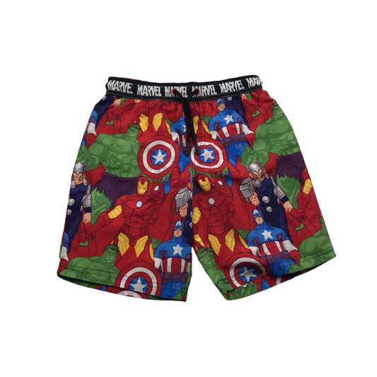 F&F Red Avengers Swim Trunks Age 7