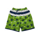 Mini Mode Green and Navy Octopus Swim Trunks Age 4