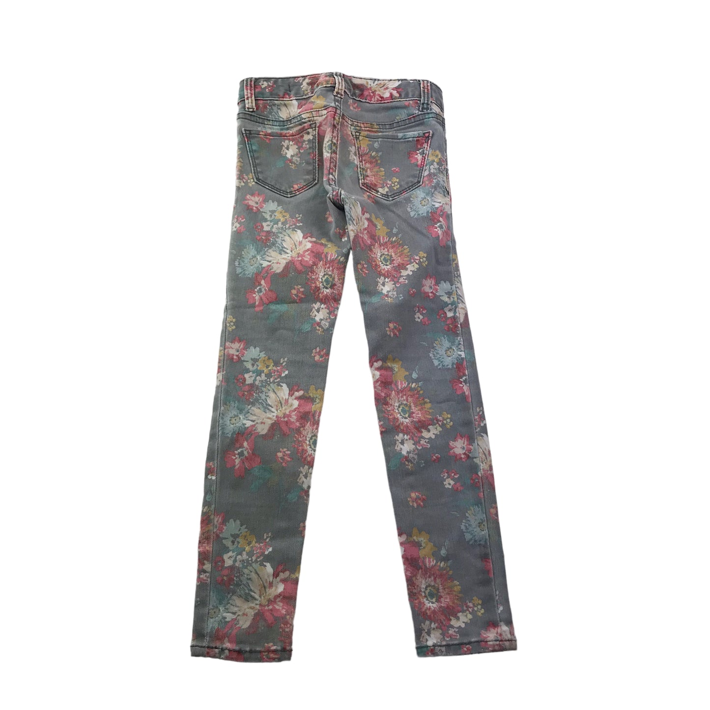 GAP Grey Floral Skinny Jeans Age 6