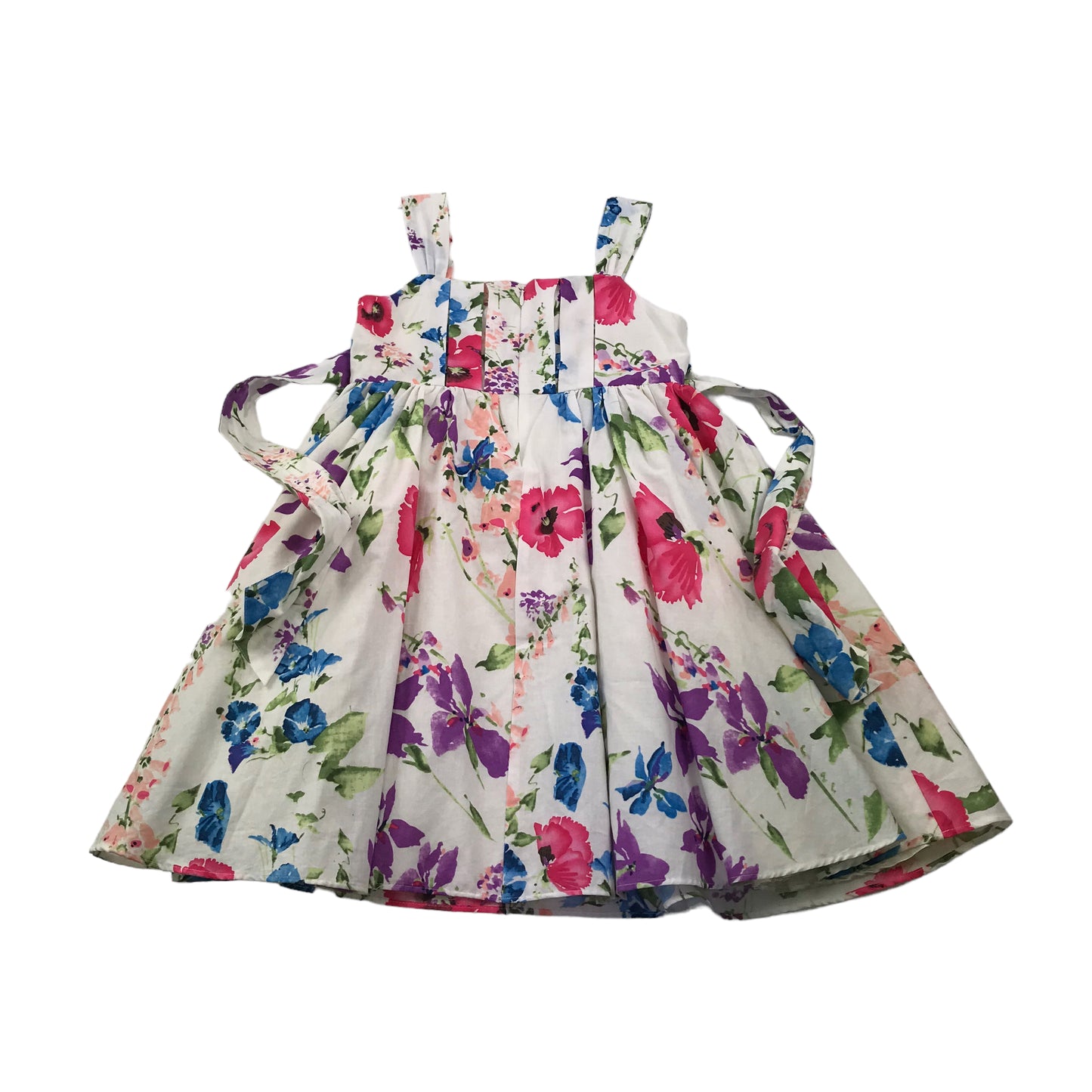 Monsoon Flared Floral Summer Dress Age 10