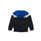 M&S Black White Blue Panelled Hoodie Age 7