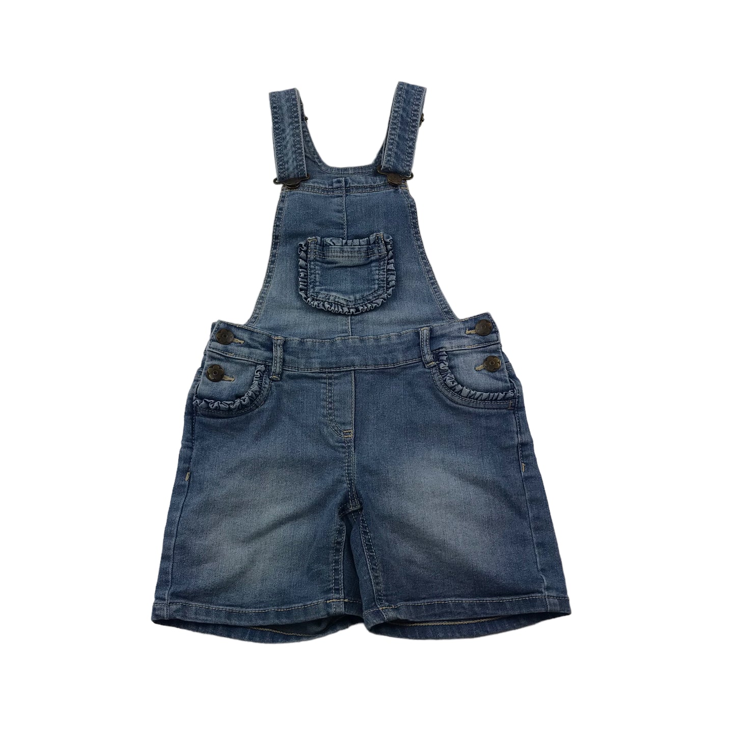 Palomino Blue Denim Dungaree Shorts Age 6-7