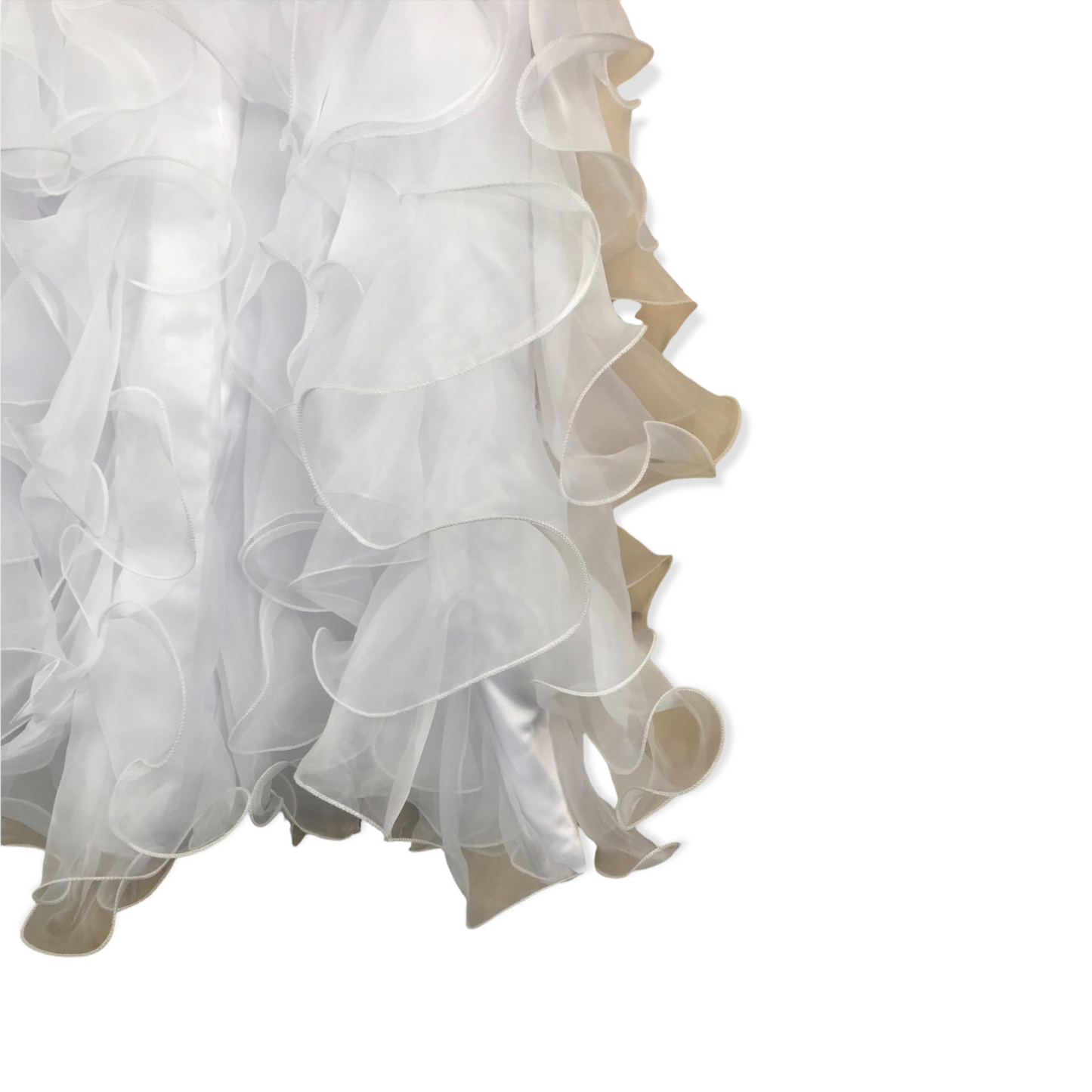 JJ's House White Tulle Layered Formal Dress Age 11
