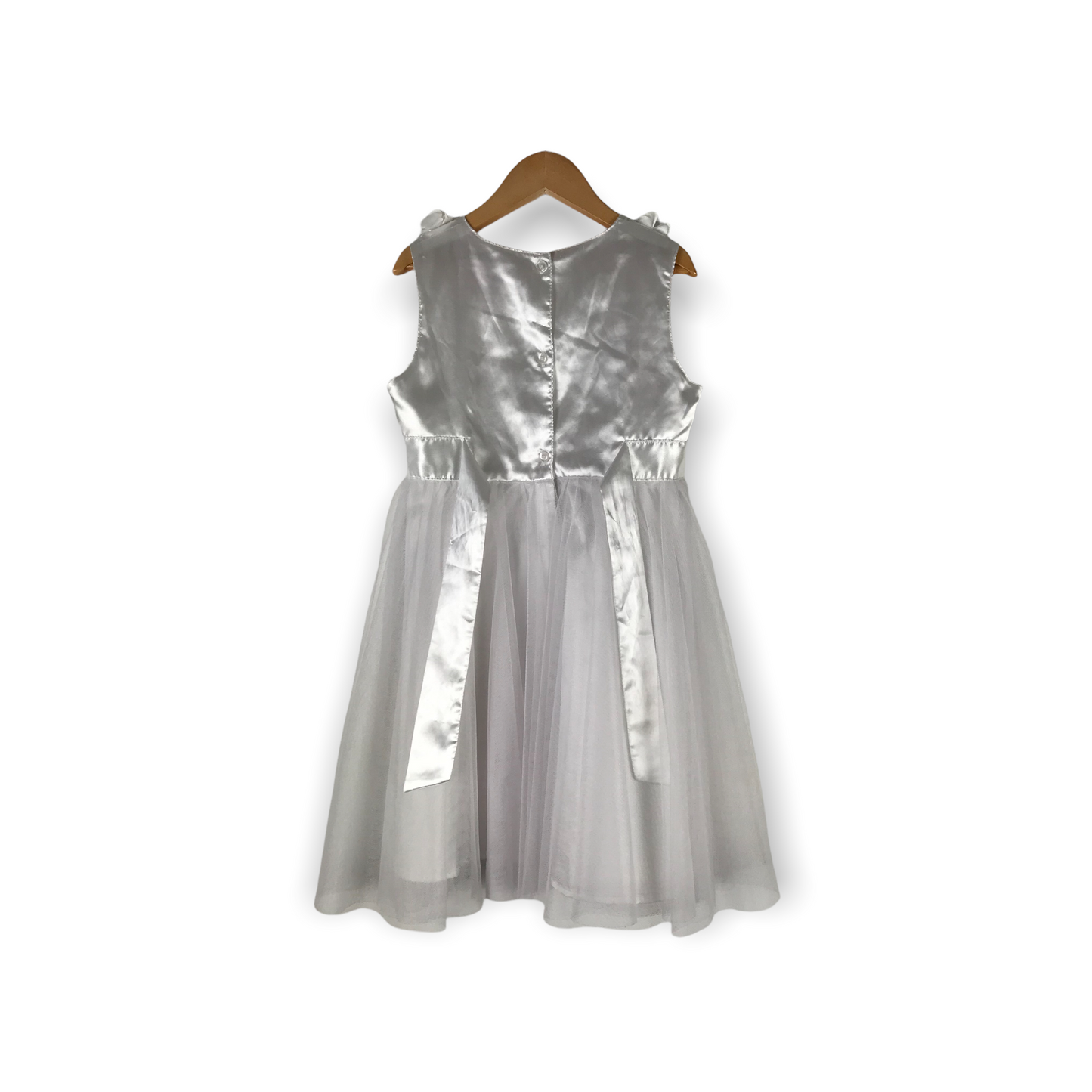 Young Dimension White Floral Formal Dress Age 6