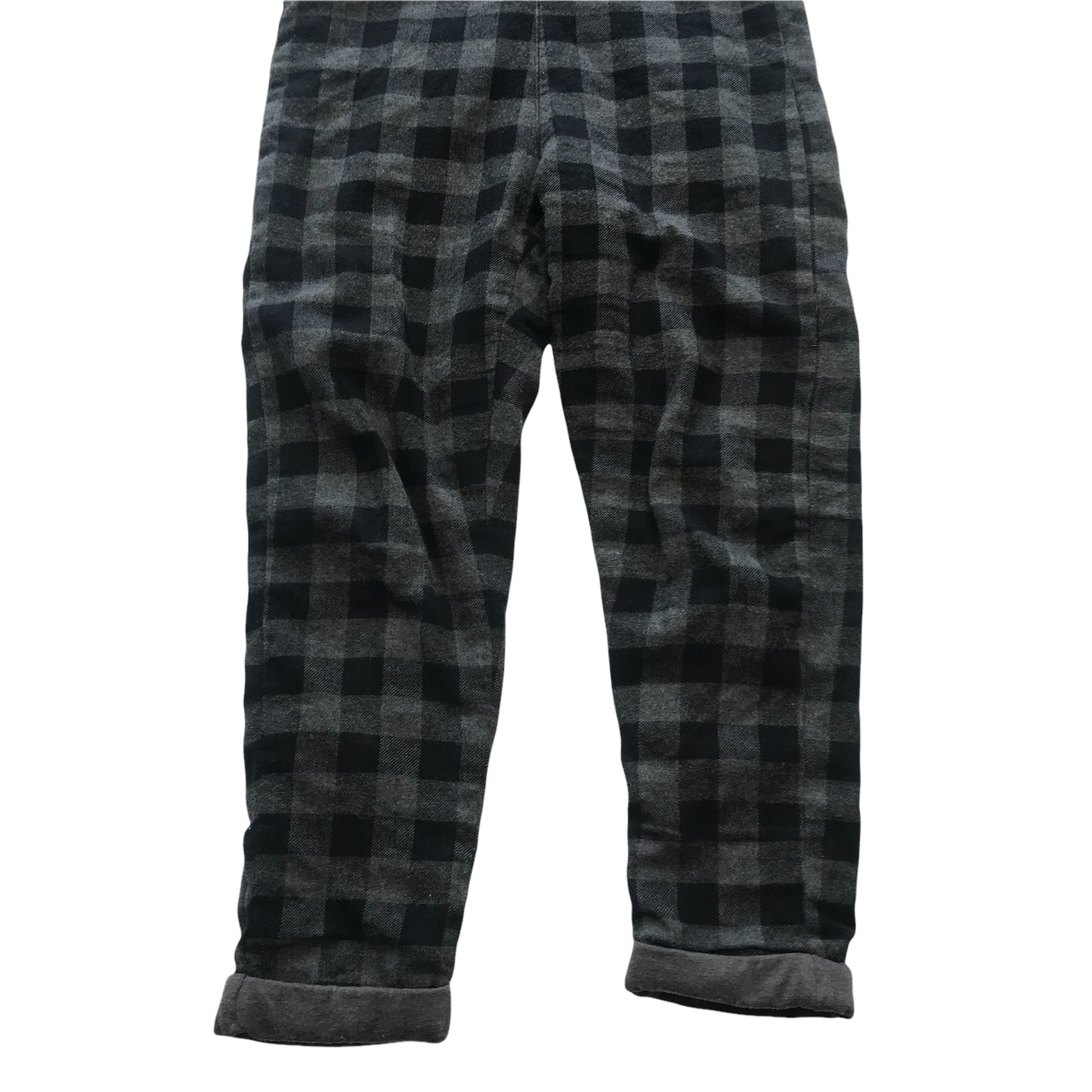 Next Grey Check Dungaree Age 5