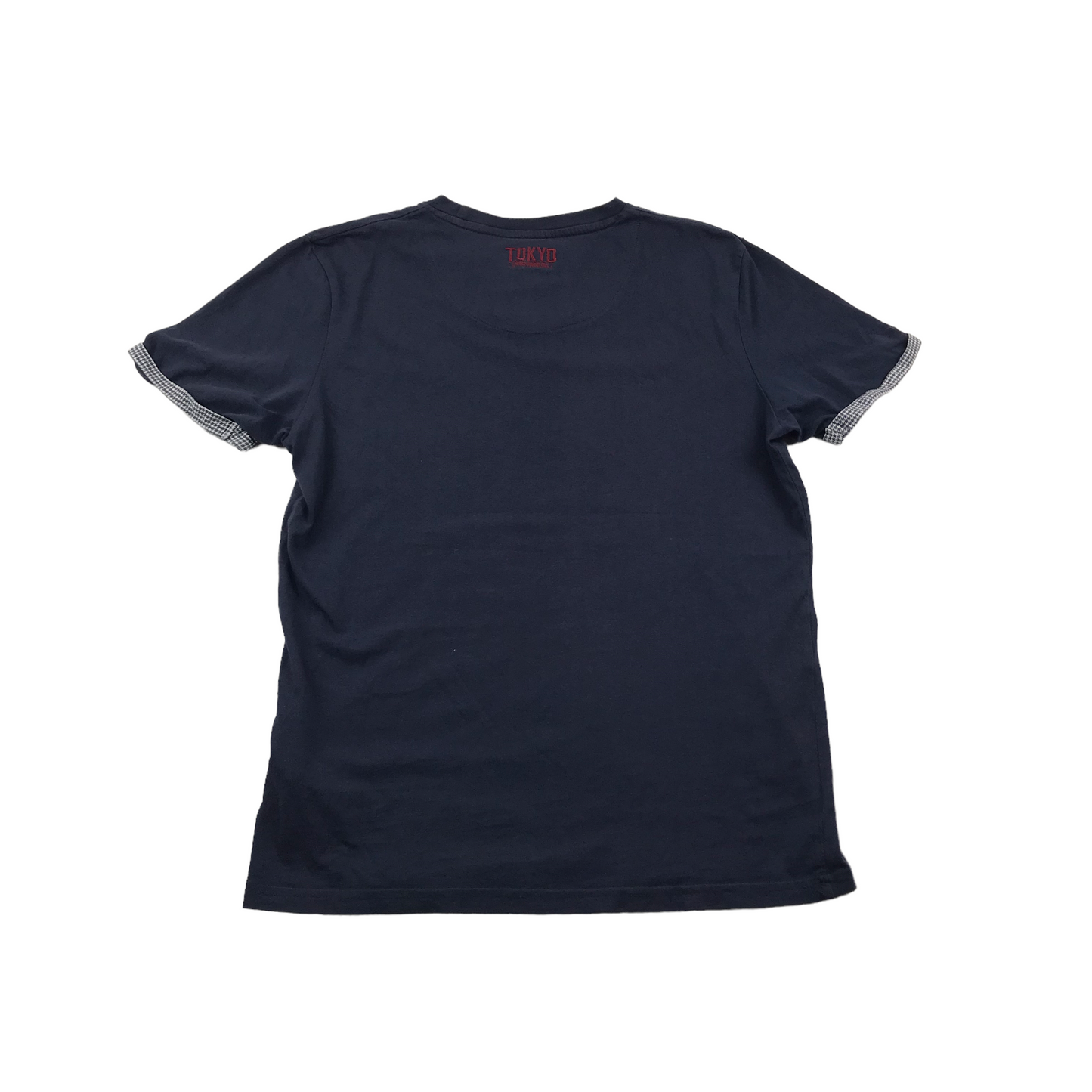 Tokyo Tigers Navy Blue T-shirt with Pocket Adult Size S