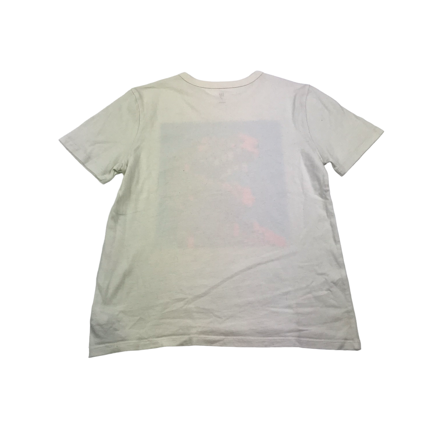 Gap Natural White Pixel Dinosaur T-shirt Age 10