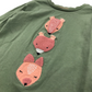 Nutmeg Ashy Green Animals T-shirt Age 5
