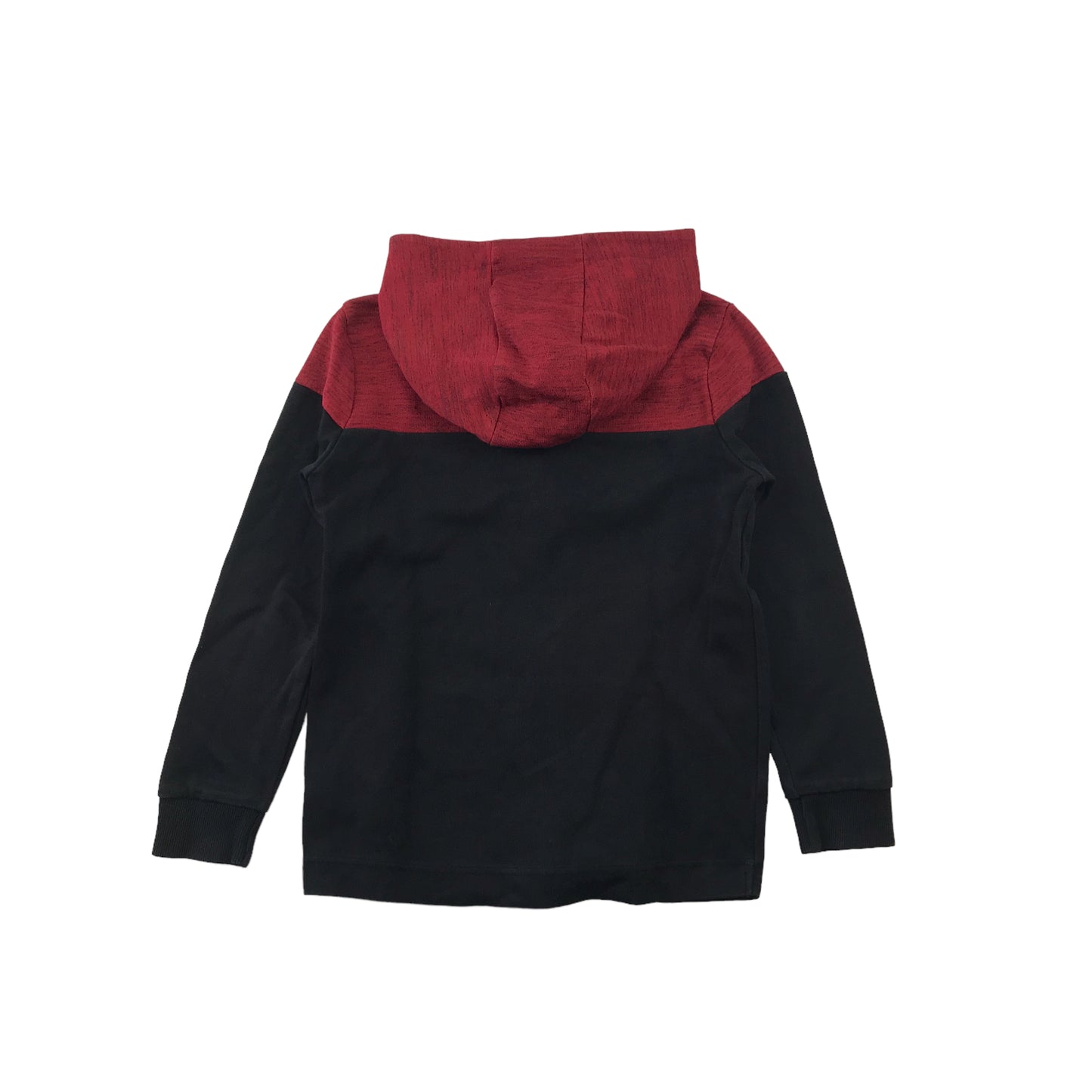 F&F Black Red Panelled Hoodie Age 10