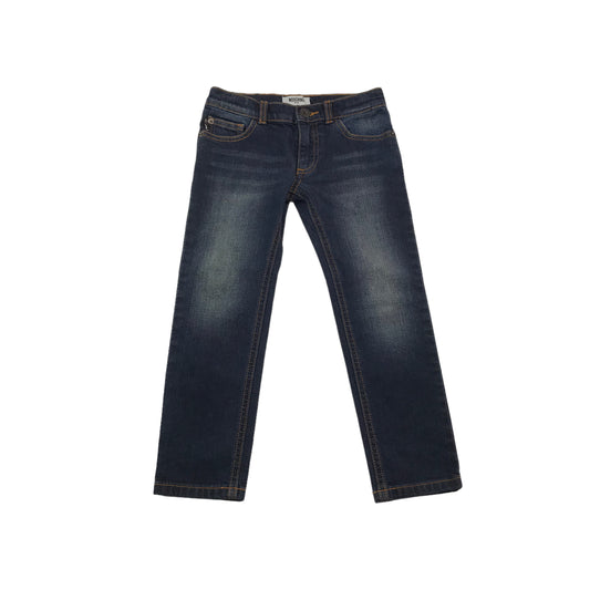 Moschino Kids Dark Blue Jeans Age 5