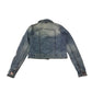 365 Light Blue Washed Out Effect Blue Denim Jacket Women's Size 8