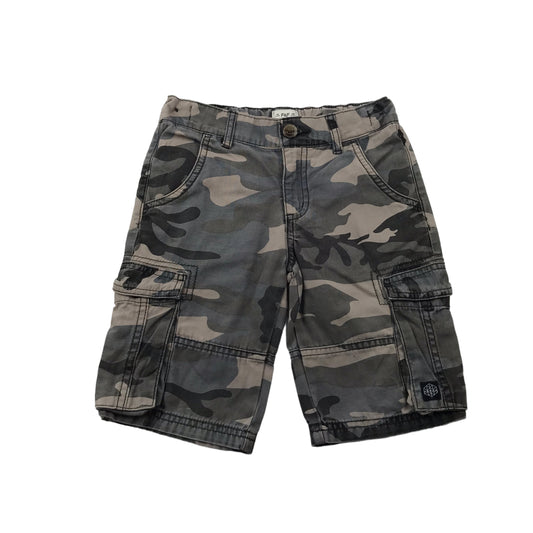 F&F Green Tone Camo Cargo Shorts Age 5