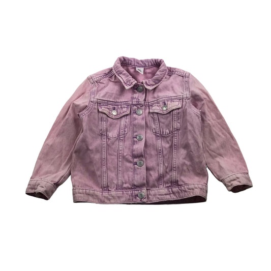 H&M Pink Denim Jacket Age 5