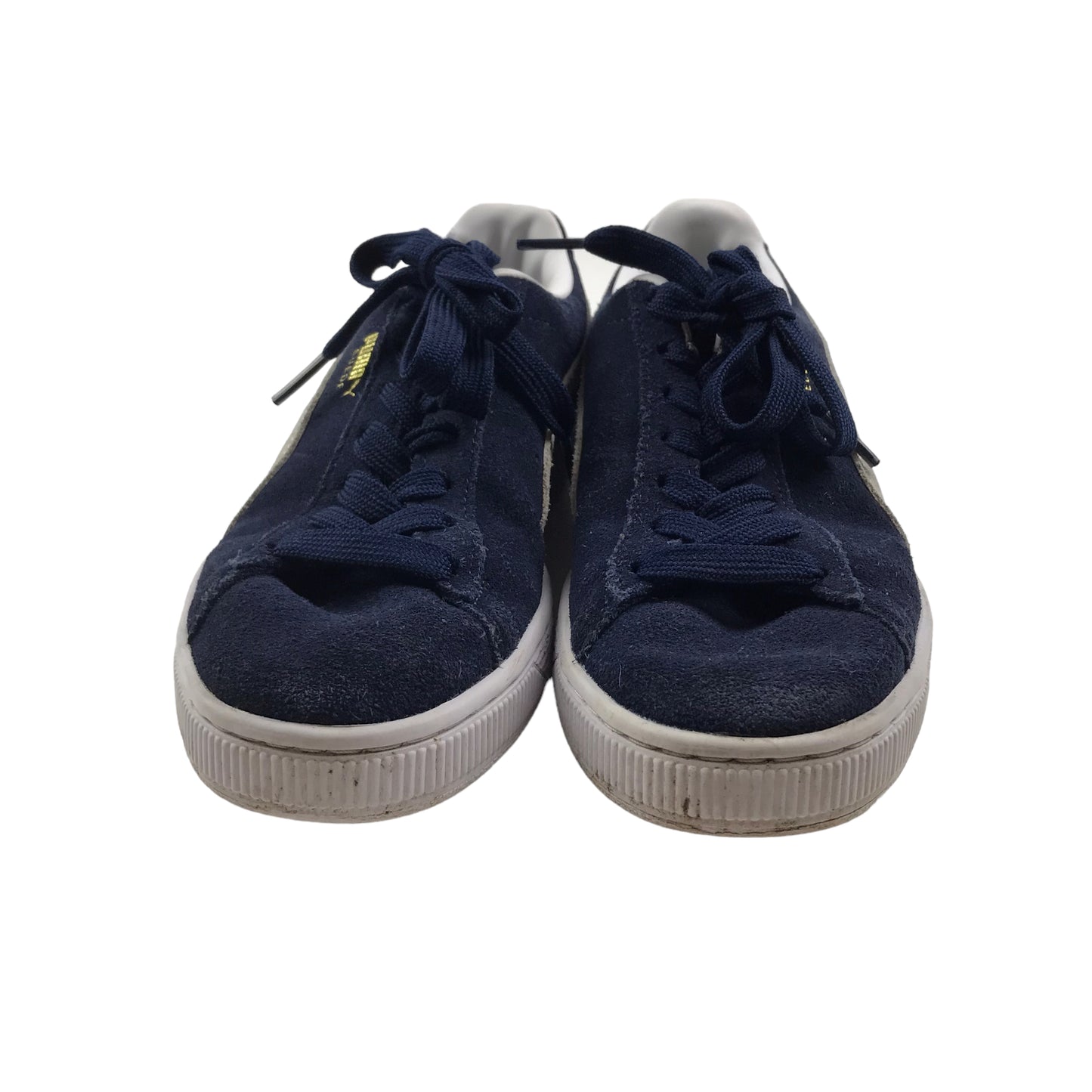 Puma Suede Navy Blue Trainers Shoe Size 5