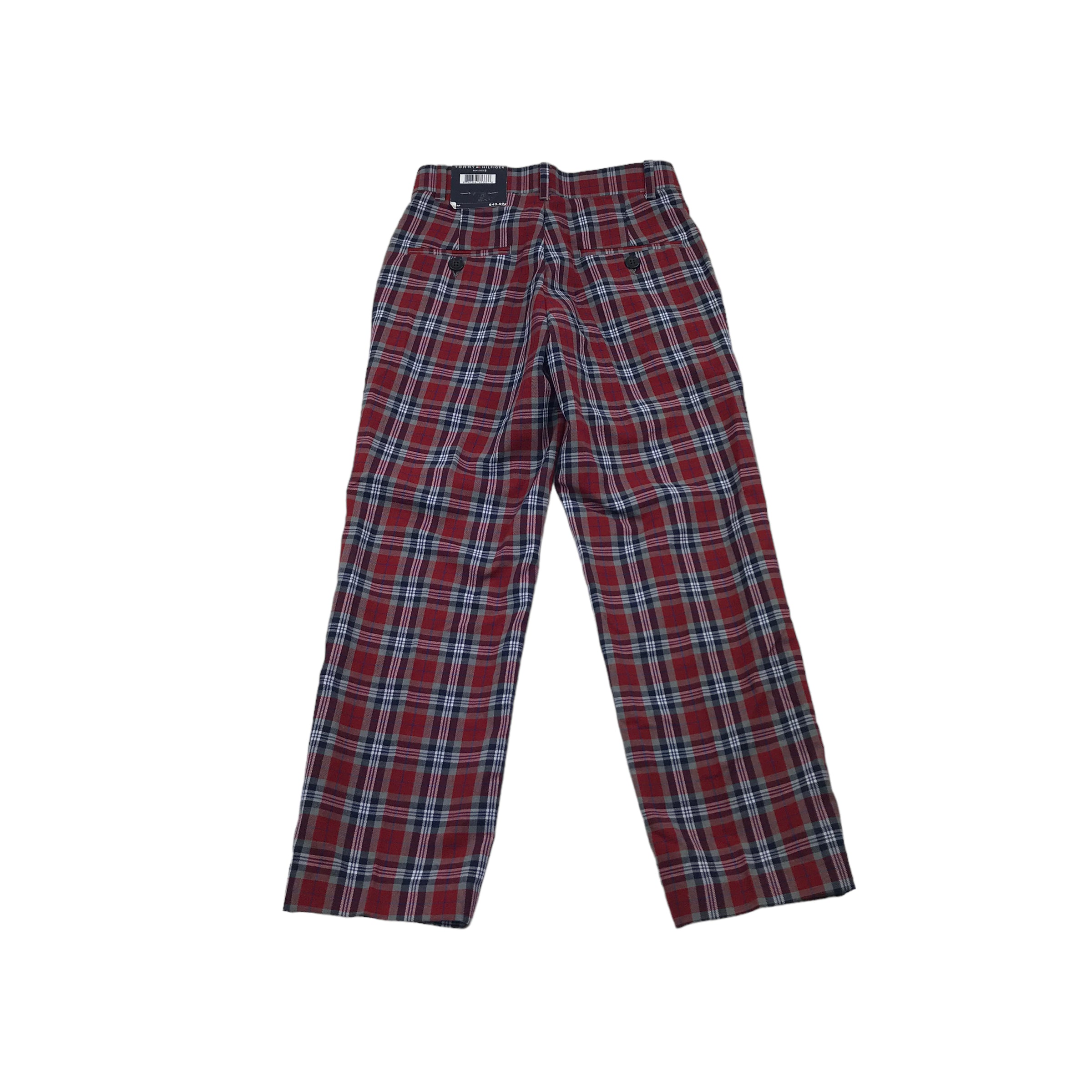 Tommy hilfiger store red plaid pants