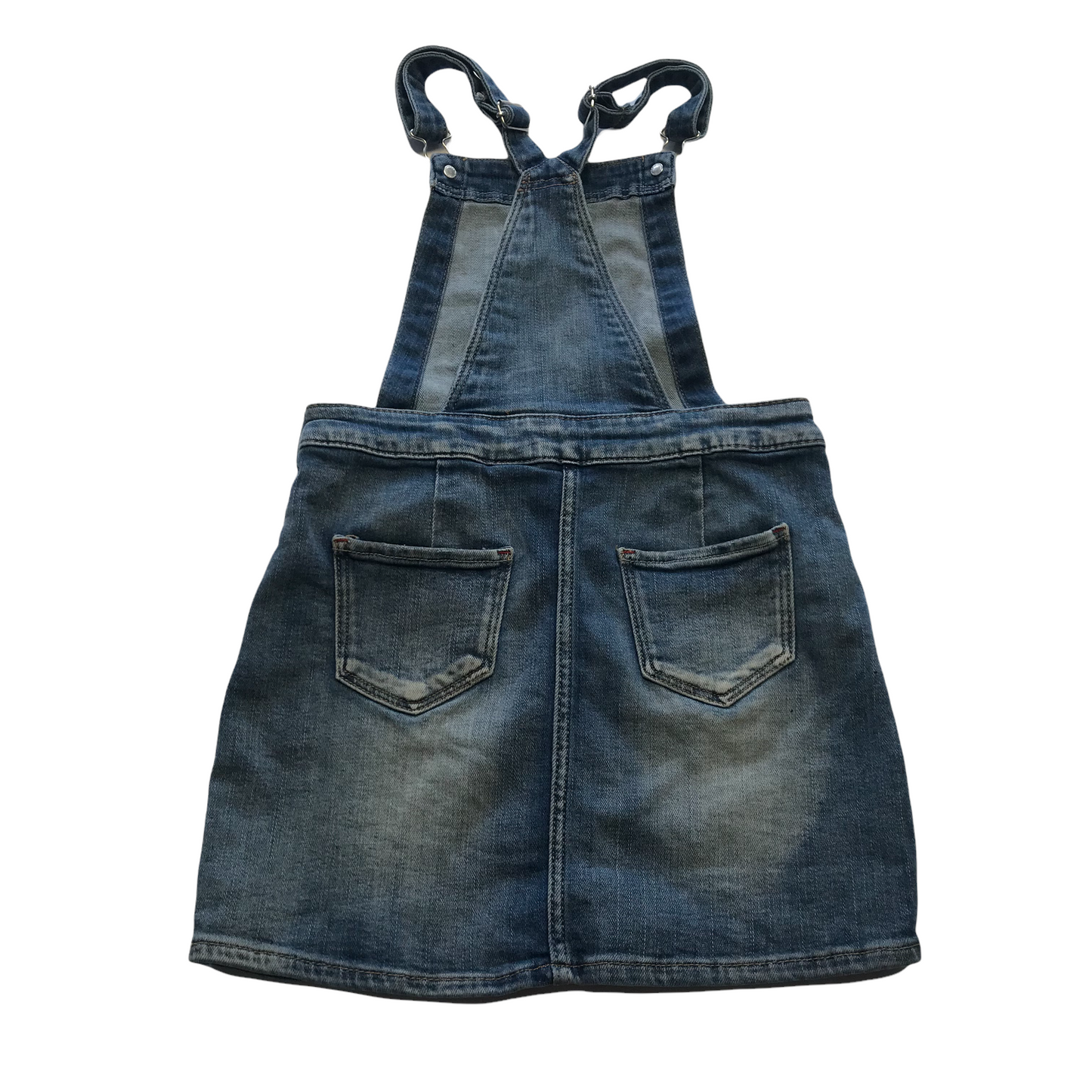 H&M Denim Ladybirds Dungaree Dress Age 9