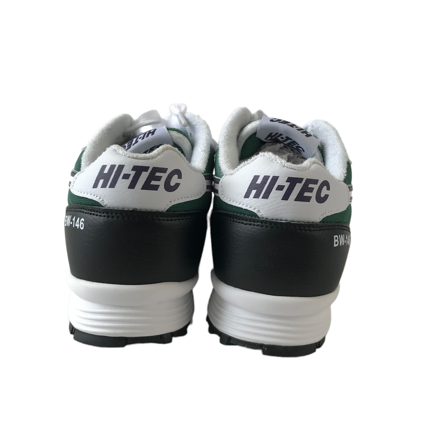Hi-Tech BW-146 Green and White Trainers Size UK 7