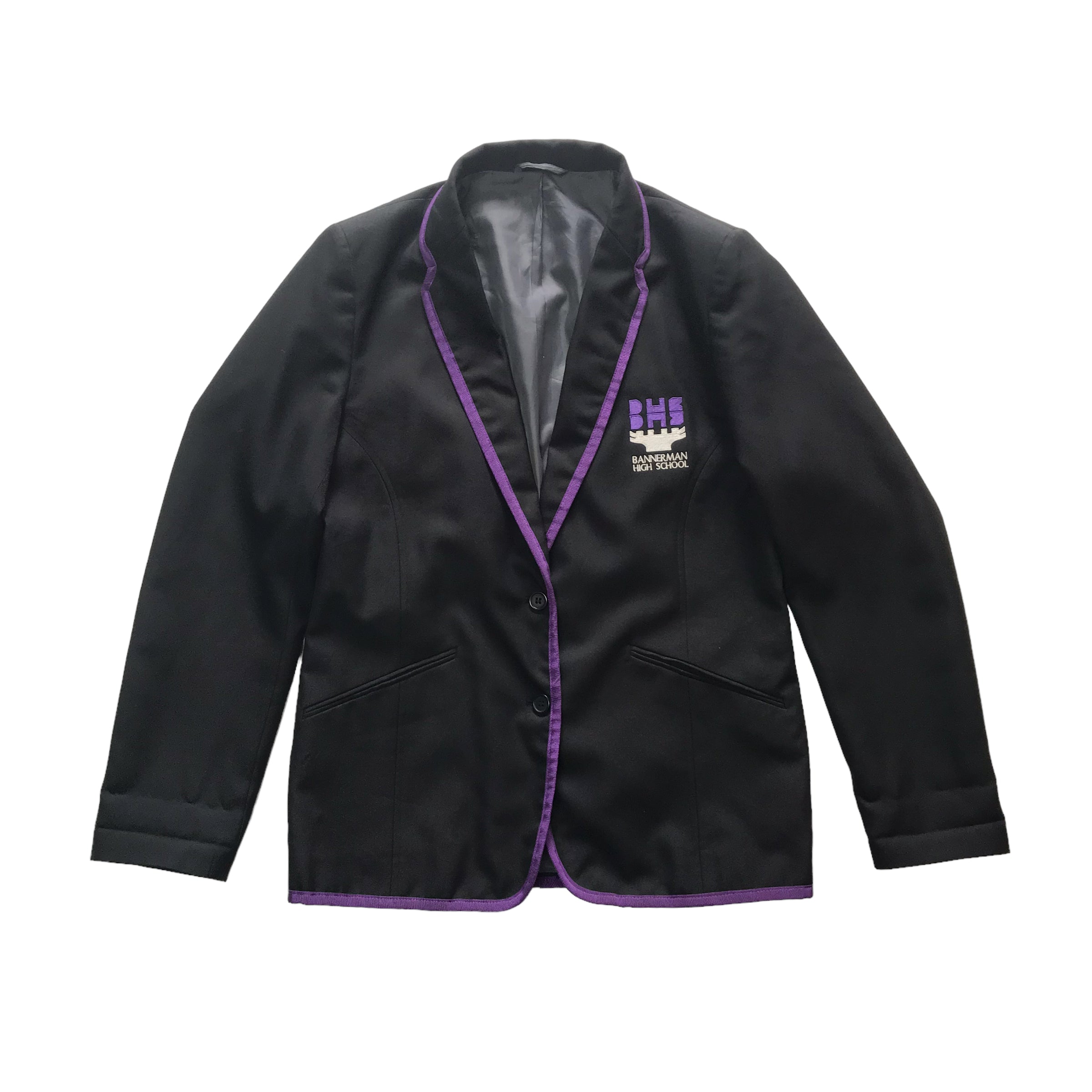 Black and outlet purple blazer