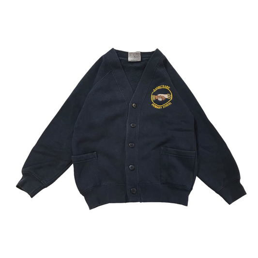 Garnetbank Primary Navy Sweatshirt Cardigan