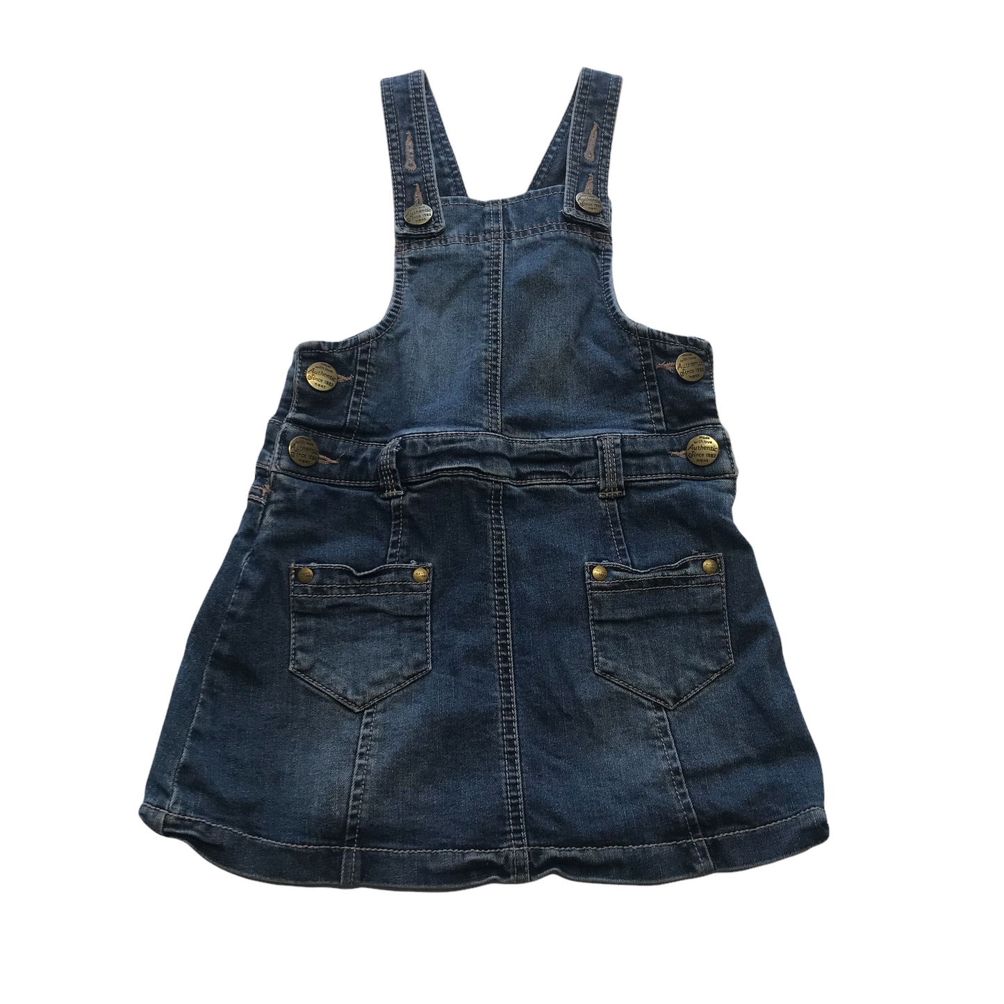 Next Denim Dungaree Dress Age 5