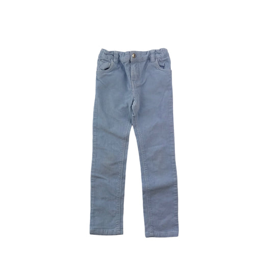 Primark Light Blue Corduroy Trousers Age 6