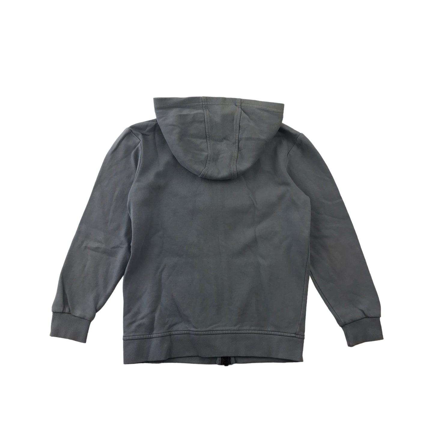 George Greyish Blue Plain Hoodie Age 8