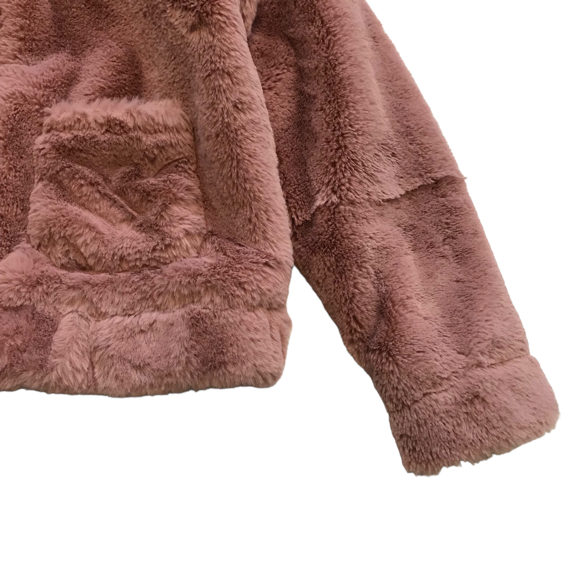 Faux fur hotsell jacket pink h&m