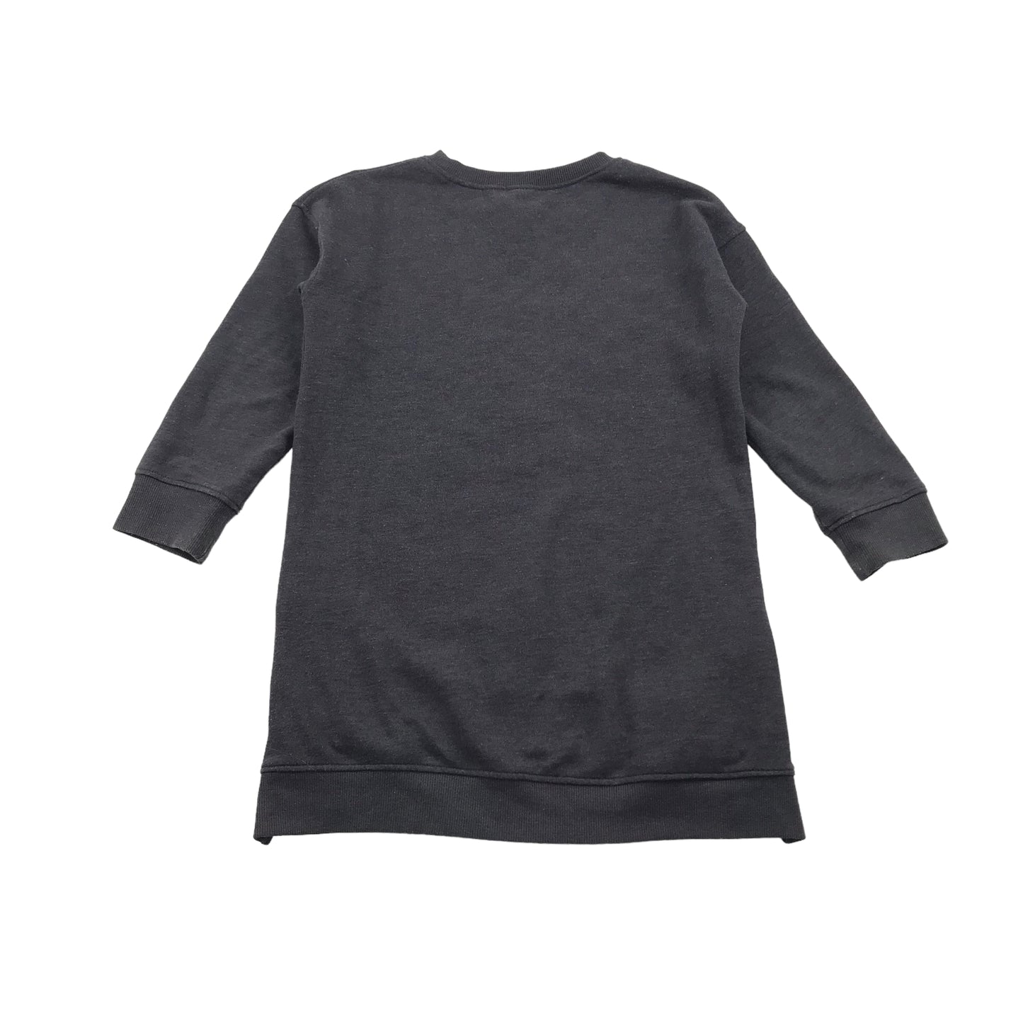 Next Dark Grey Long Sweater with Sequin Star Age 9