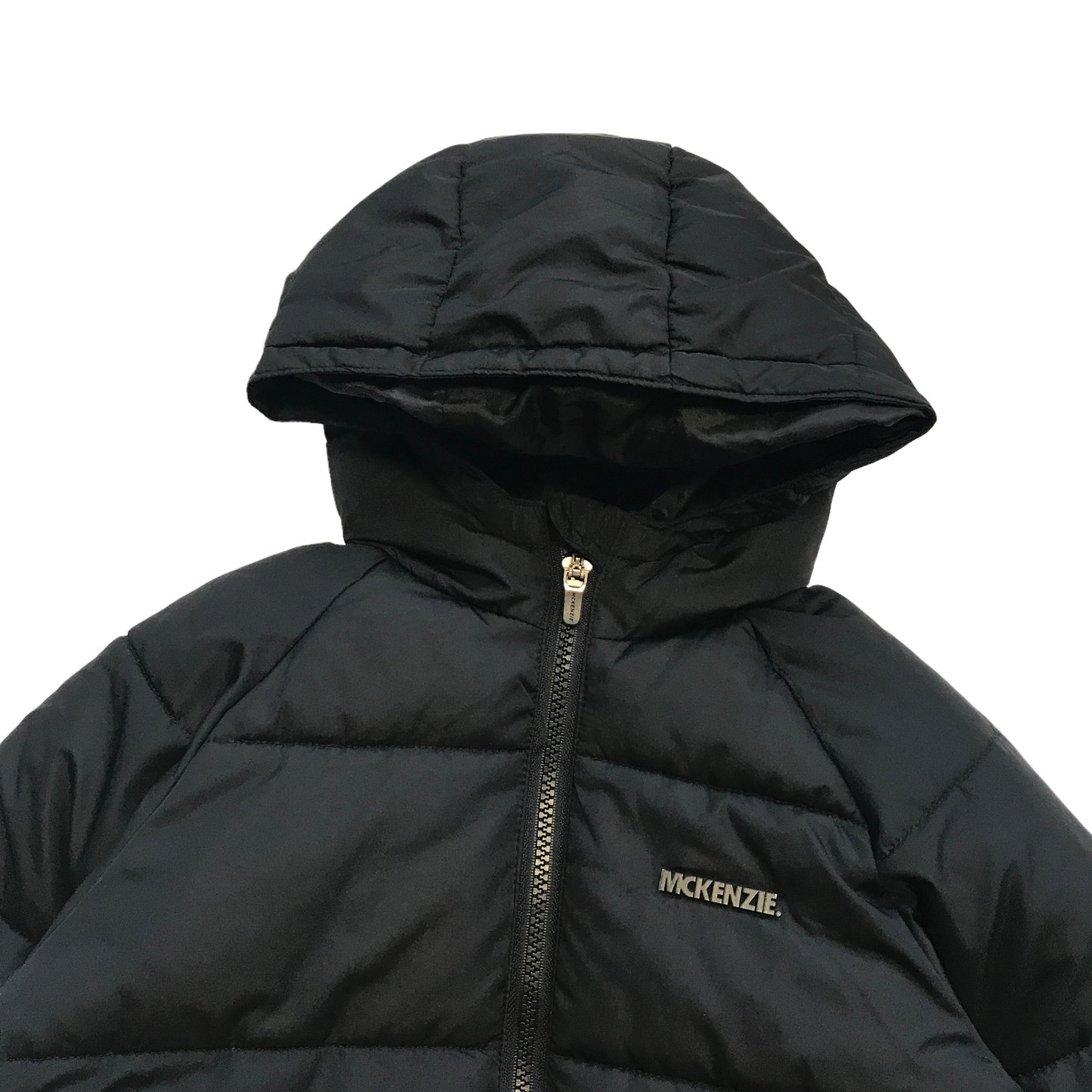 McKenzie Black Puffer Jacket Age 7