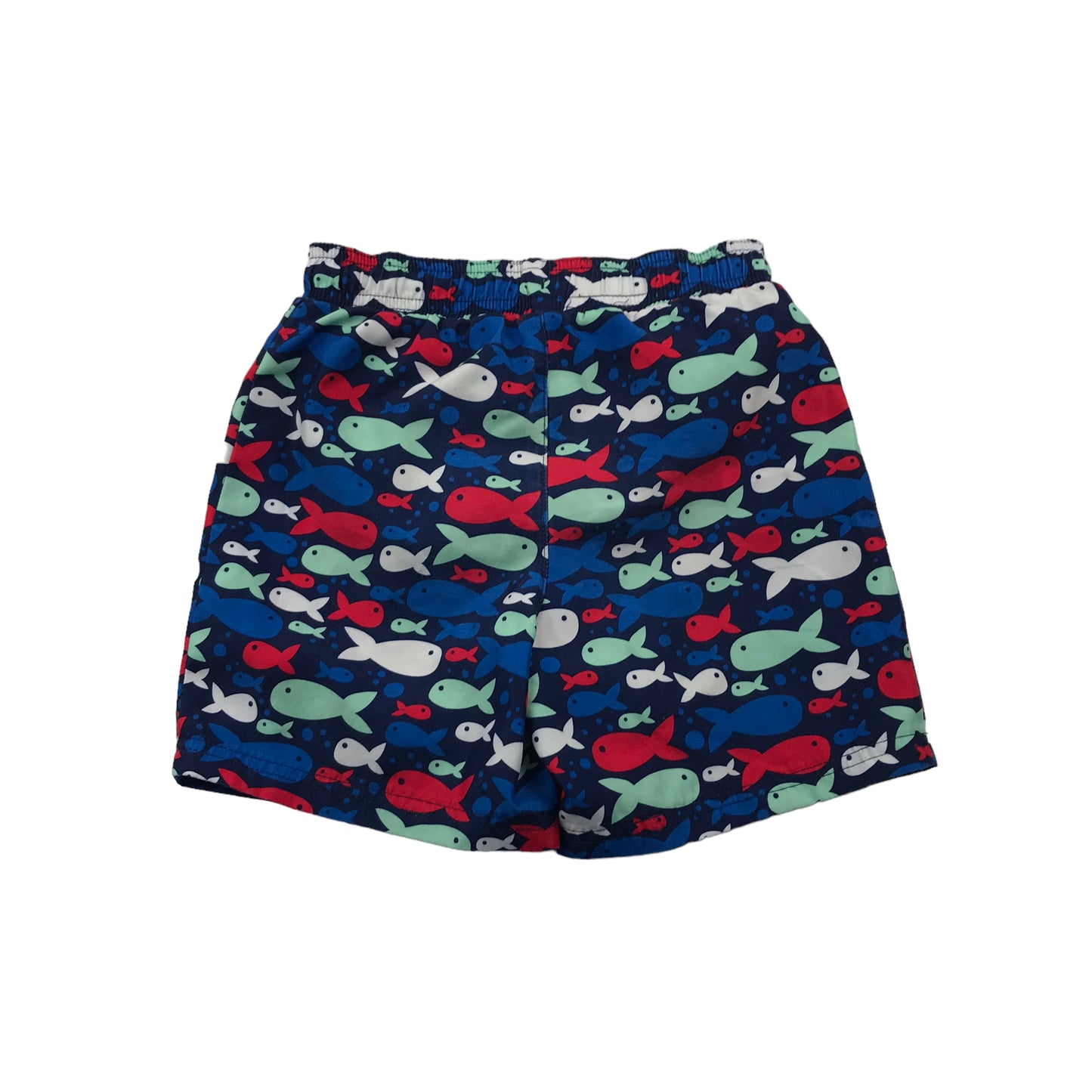 Circo Navy Blue Fish Swim Trunks Age 4