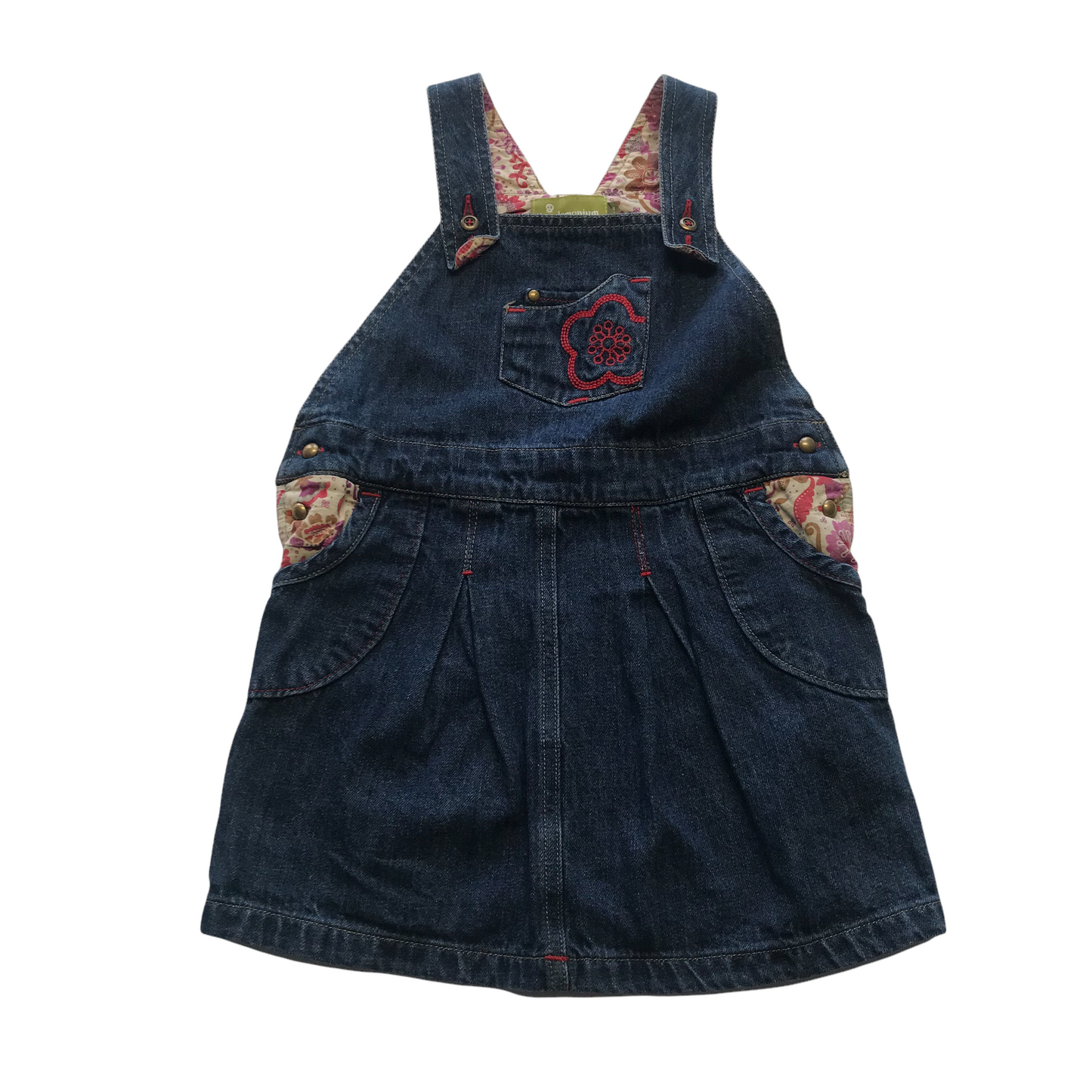 Pandemonium Denim Dungaree Dress Age 4