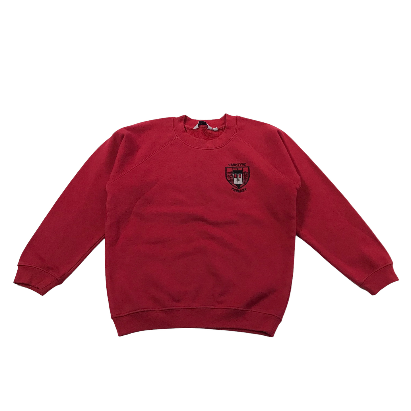 Carntyne Primary Red Crewneck Sweatshirt